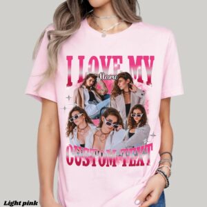 Custom Girlfriend Boyfriend Bootleg Valentine Shirt, Valentine Bootleg Shirt, I Love My Girlfriend Bootleg Shirt, Custom Bootleg Tee