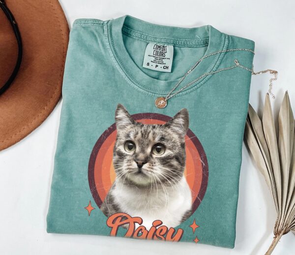 Custom Pet Shirt, Custom Pet Shirt, Retro Pet Shirt, Dog Remembrance Gift, Vintage Pet Shirt, Dog Mom Cat Dad Shirt - Image 2