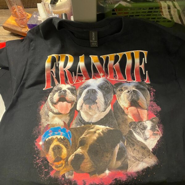 Custom Pet Shirt, Custom Vintage T Shirts, Vintage 90s Rap T Shirt, Custom Bootleg Rap Tee, Vintage dog shirt, Custom Dog Shirt, Dog t shirt - Image 4