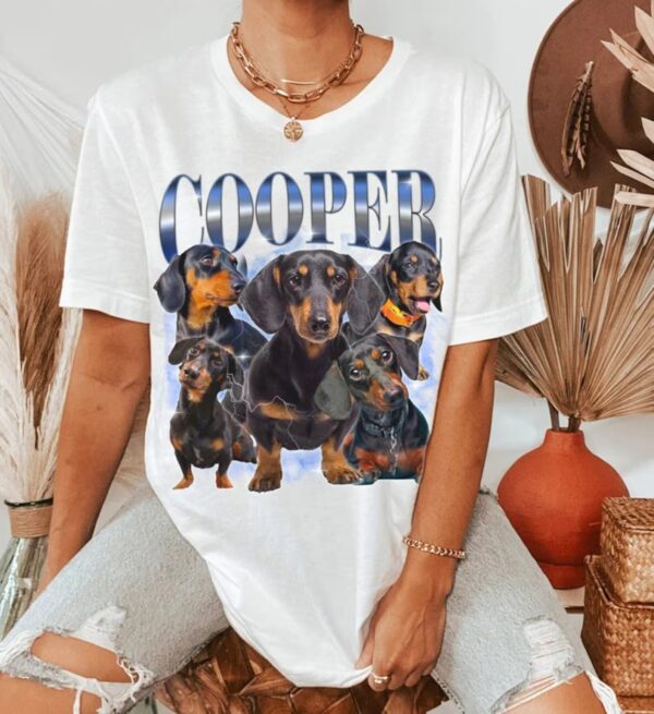 Custom Dog Bootleg Shirt, Custom Dog Shirt, Personalized Dog Bootleg Shirt, Dad Shirt, Custom Pet Shirt, Gift for Dad, Bootleg Rap Tee - Image 2
