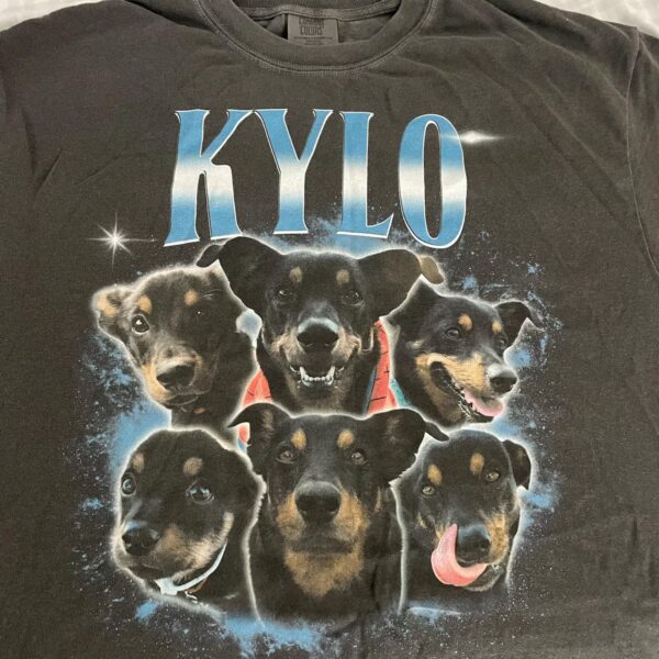 Custom Pet Shirt, Custom Vintage T Shirts, Vintage 90s Rap T Shirt, Custom Bootleg Rap Tee, Vintage dog shirt, Custom Dog Shirt, Dog t shirt - Image 5