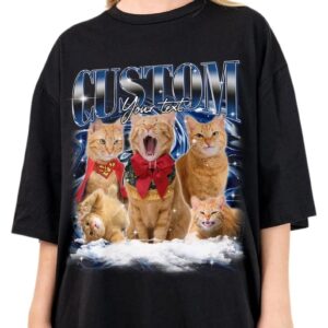Custom Pet Shirt, Custom Vintage T Shirts, Vintage 90s Rap T Shirt, Custom Bootleg Rap Tee, Vintage dog shirt, Custom Dog Shirt, Dog t shirt- Send us your 05 -07 high quality photos here. - Please let us know the name you want printed on the shirt - Please choose color the text. - We will design and send you a preview before printing. Thank you!