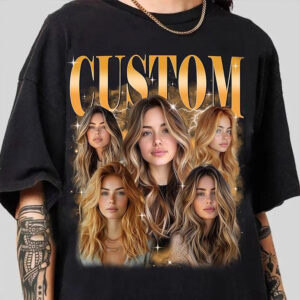 Custom Your Own Bootleg Tee, Retro Custom Bootleg Rap Tee, Custom Your Photo, Insert Your Design, Vintage Graphic 90s Tshirt