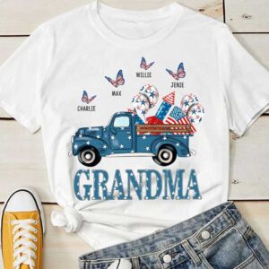 Personalized Family Love T-Shirt - Perfect 4th of July Gift