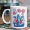Independence Day Mug, Patriotic 4th of July Coffee Mug