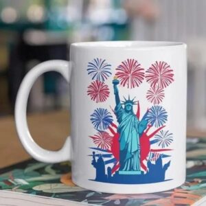Independence Day Mug, Patriotic 4th of July Coffee Mug