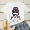 Personalized MomLife Gift For Mom Grandma 4th of July Unisex T-Shirt - Hoodie - Sweatshirt
