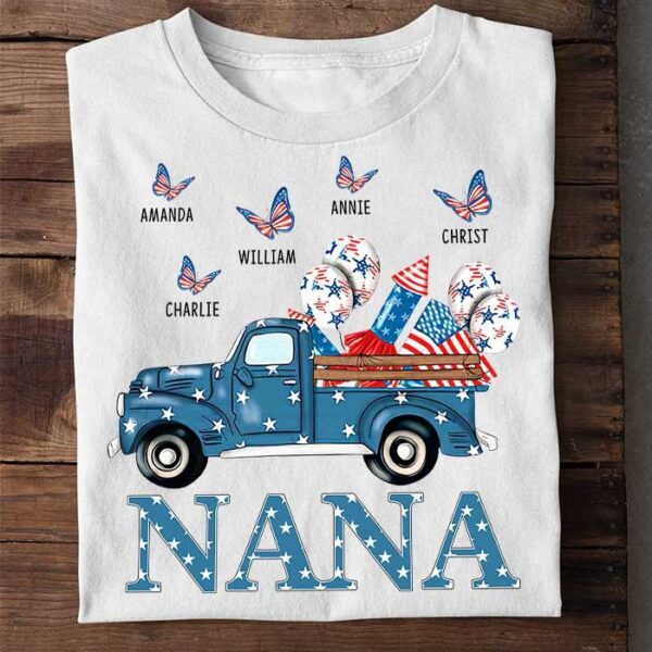 Personalized Family Love T-Shirt - Perfect 4th of July Gift - Image 2