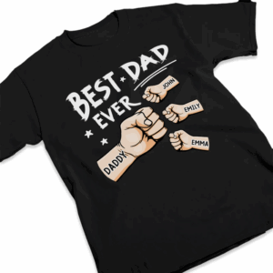 Grandpa Family Personalized Custom - The Best Papa Ever - Father's Day, Birthday Gift For Dad Unisex T-shirt, Sweatshirt , Hoodie