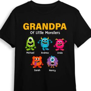 Personalized Grandpa Of Monster Shirt - Hoodie - Sweatshirt