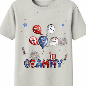 Personalized Ballon Gift For Grandmother 4th Of July Shirt – Hoodie