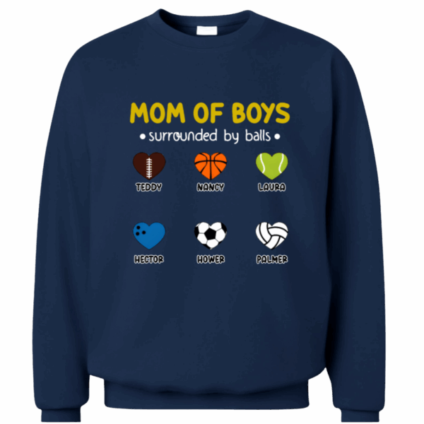 Personalized Mom Sport Club T-Shirt - Sweatshirt - Hoodie