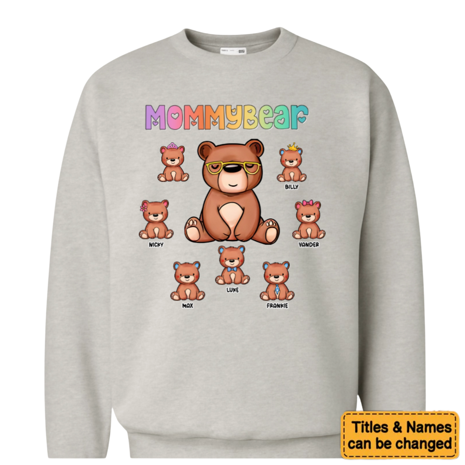 Personalized Grandma Bear Shirt - Sweatshirt - Hoodie