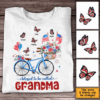 Personalized Gifts For Grandma Bicycle Butterfly Patriotic 4th of July Shirt – Hoodie – Sweatshirt
