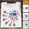 Personalized Firework Gift For Mom Grandma 4th of July Shirt – Hoodie – Sweatshirt