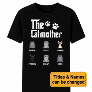 The Cat Father - Gift For Cat Dad, Cat Mom - Personalized Unisex T-Shirt, Sweatshirt, Hoodie