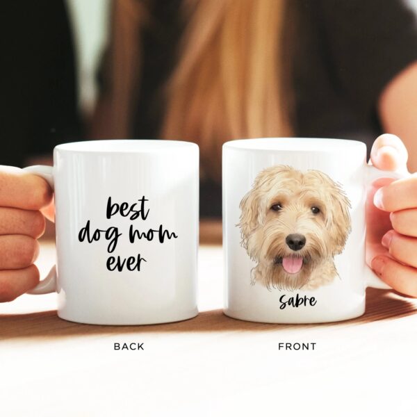 Pet Portrait Mug, Custom Dog Mug, Personalized Gift for Pet Lovers - Image 2