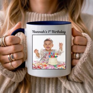 Personalized Photo Coffee Mug, Custom Mug Gift for Baby, Personalized Mug, Birthday Gift