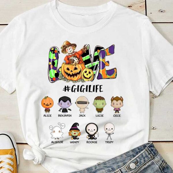 Love On Halloween - Personalized T Shirt - Sweatshirt - Hoodie - Image 4
