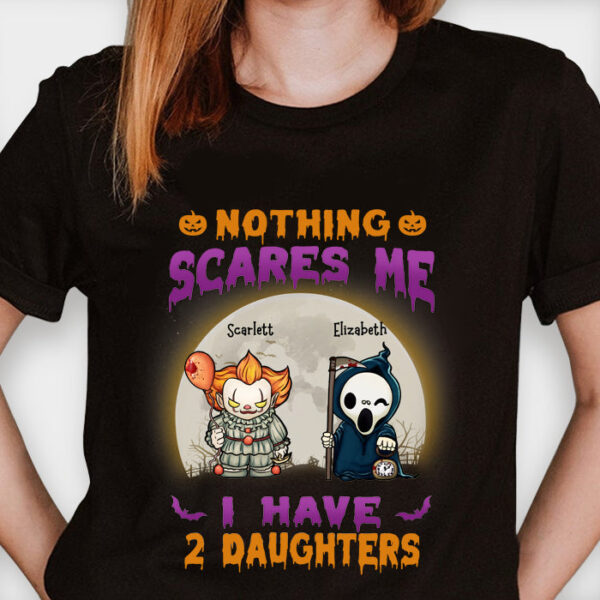 Nothing Scares Me – Personalized T Shirt, Sweatshirt, Hoodie - Image 3