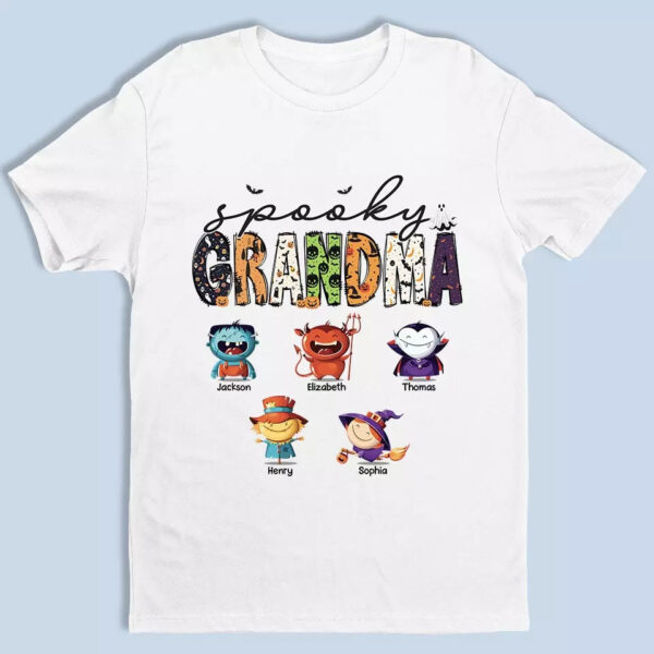 Spooky Grandma Halloween - Personalized - T Shirt, Sweatshirt, Hoodie