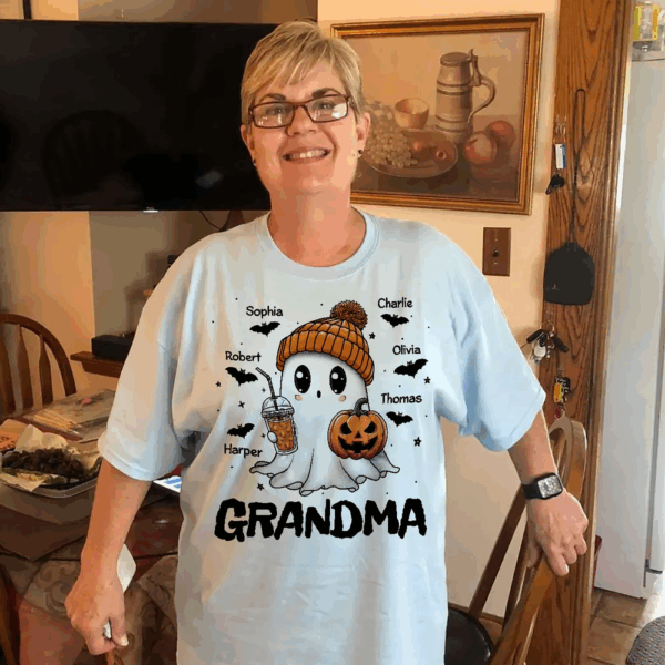 Personalized Halloween Boo Shirt – The Perfect Gift for Fall, Spooky Season - Image 5