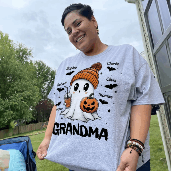 Personalized Halloween Boo Shirt – The Perfect Gift for Fall, Spooky Season - Image 4