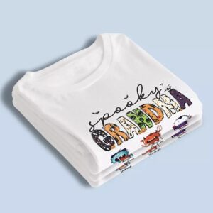Alternative view of Spooky Grandma Halloween - Personalized - T Shirt, Sweatshirt, Hoodie