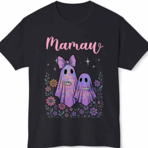 Alternative view of Iridescent Cute Ghost – Personalized Unisex T Shirt – Sweatshirt – Hoodie