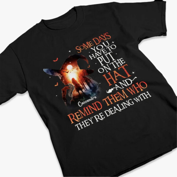 There’s A Little Witch In All Of Us – Personalized T Shirt, Sweatshirt, Hoodie - Image 5