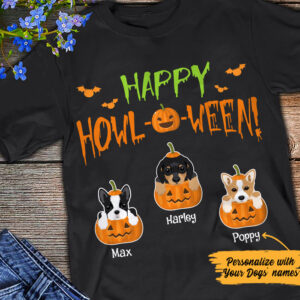 Alternative view of Dog Happy Halloween – Personalized Unisex T Shirt – Sweatshirt – Hoodie