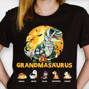 Dino Halloween Fun Night – Personalized Unisex T Shirt – Sweatshirt – Hoodie