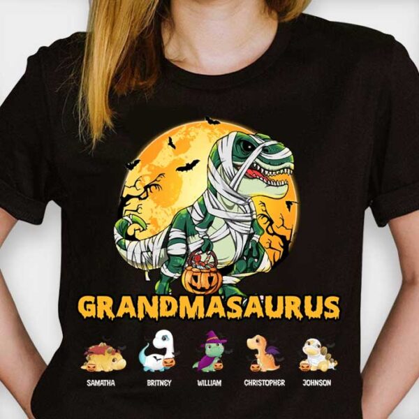 Dino Halloween Fun Night – Personalized Unisex T Shirt – Sweatshirt – Hoodie