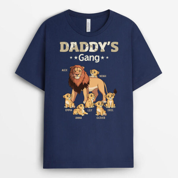 Daddy's Gang Lions – Personalized Unisex T Shirt – Sweatshirt – Hoodie - Image 4
