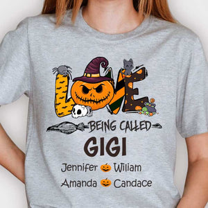Alternative view of Personalized Halloween Grandma Shirt – Spooky Love Tee, Sweatshirt, Hoodie