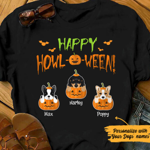 Dog Happy Halloween – Personalized Unisex T Shirt – Sweatshirt – Hoodie - Image 3
