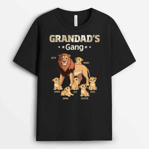 Daddy's Gang Lions – Personalized Unisex T Shirt – Sweatshirt – Hoodie - Image 5