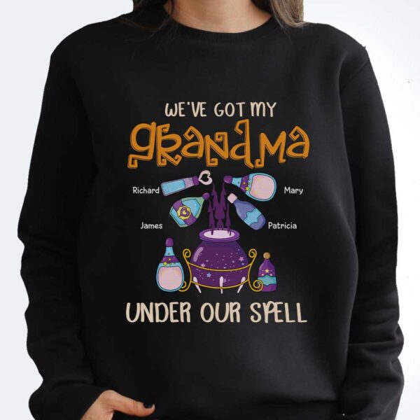 We've Got My Nana Under Our Spell – Personalized T Shirt – Sweatshirt – Hoodie - Image 4