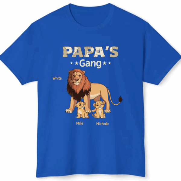 Daddy's Gang Lions – Personalized Unisex T Shirt – Sweatshirt – Hoodie - Image 2