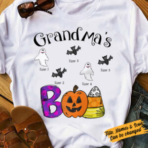 Personalized Halloween Grandma Boo - T Shier, Sweatshirt, Hoodie