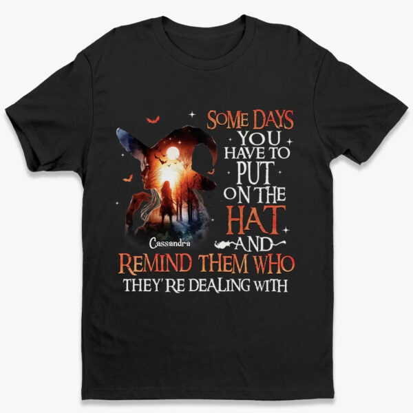 There’s A Little Witch In All Of Us – Personalized T Shirt, Sweatshirt, Hoodie - Image 2