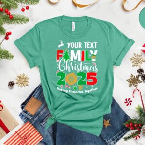 Alternative view of Customized Family Christmas 2025 Making Memories Together Shirts