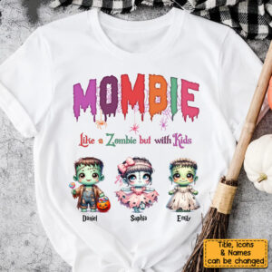Halloween Mombie Puns Personalized - T Shirt, Sweatshirt, Hoodie