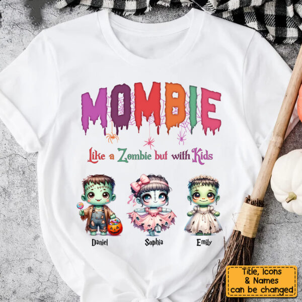 Halloween Mombie Puns Personalized - T Shirt, Sweatshirt, Hoodie