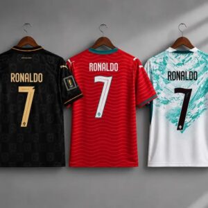 Portugal Ronaldo 7 Jersey, Soccer Fan Shirt, Football Tee, Portugal Gift