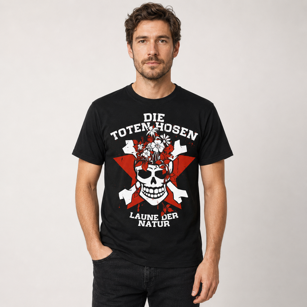 Blumenkopf Die Toten Hosen TShirt – Bild 2