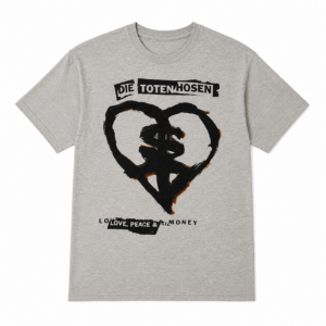 Vintage 90s 1994 Die Toten Hosen Love Peace and Money Album Tour Shirt