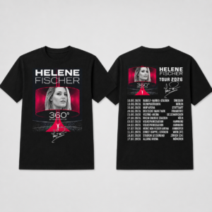 Helene Fischer 360 Stadium Tour 2026 TShirt Front and Back Concert Tee