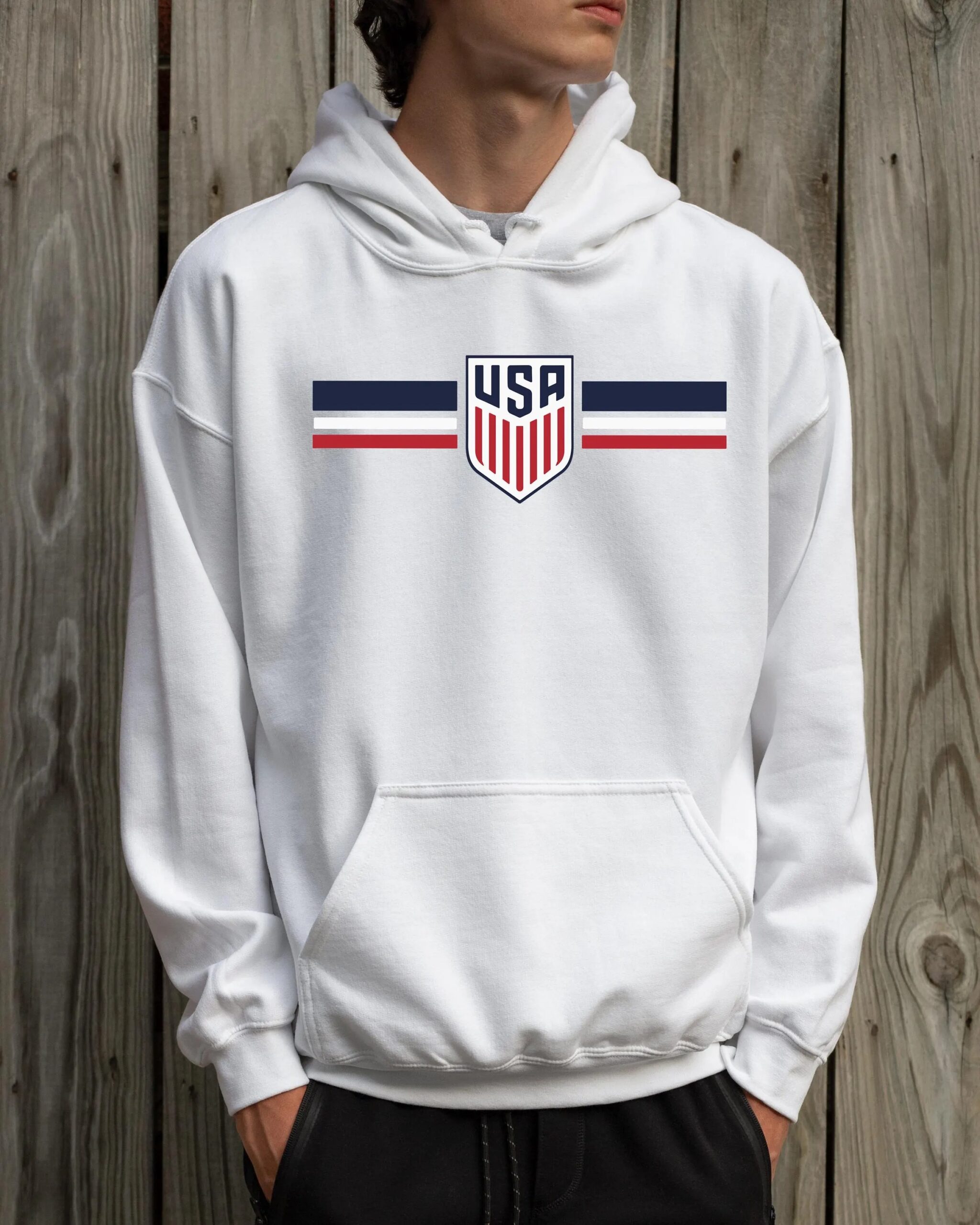 USA Soccer Shirt, Crest and Stripes Sweatshirt, Football Event 2026 Fan Gift - Image 6