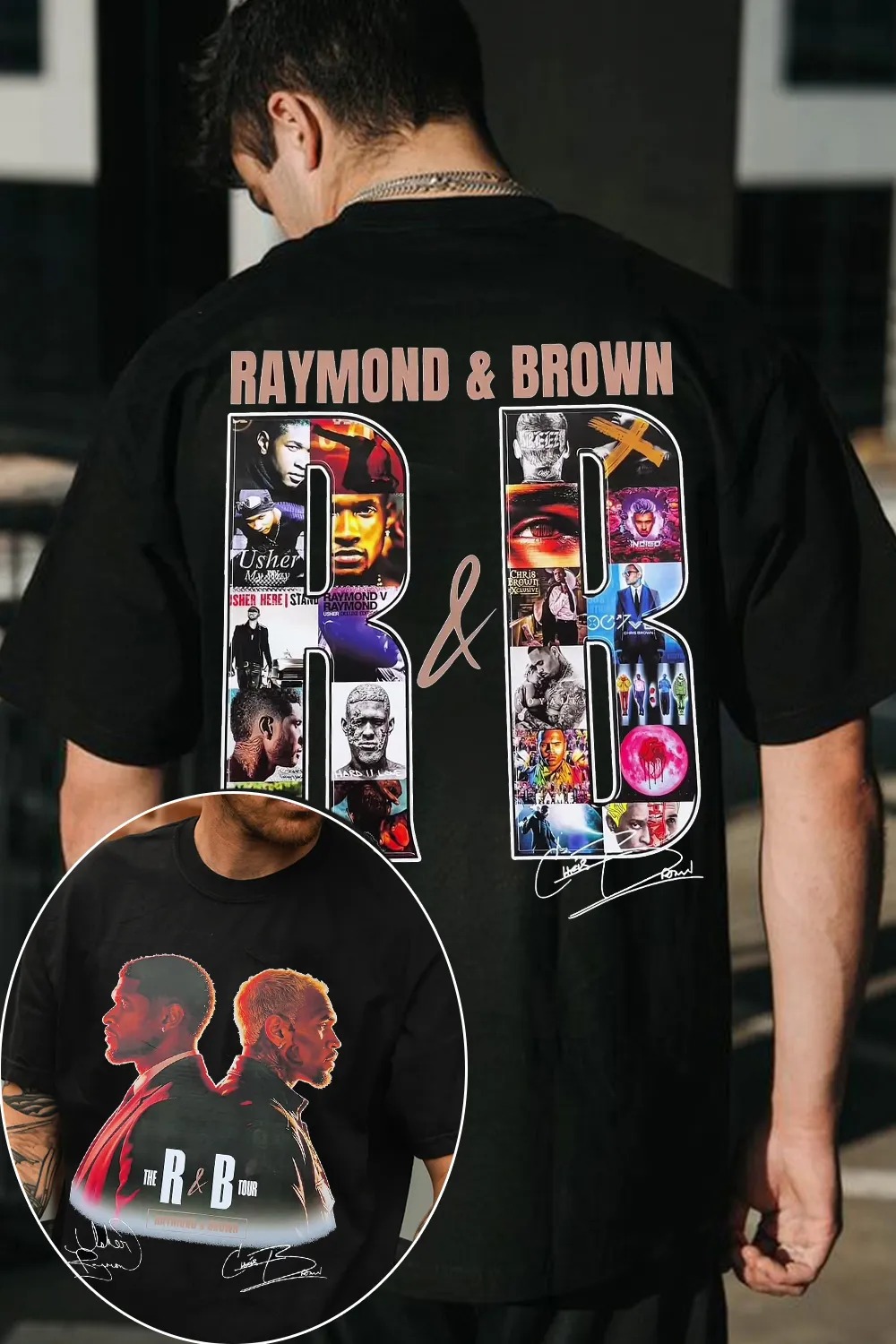 Chris Brown Usher Tour Music 2026 shirt